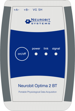 Neurobit Optima 2 BT - Portable equipment for neurofeedback, biofeedback and physiological data acquisition
